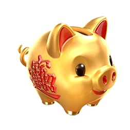 - สัญลักษณ์ ลูกหมูสีทอง สล็อต Piggy Gold