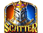 - สัญลักษณ์รูป Scatter ของสล็อต The Knight King