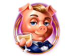 สัญลักษณ์ หมู ของเกม The Great Pigsby Megapays