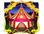 สัญลักษณ์รูป Scatter Symbol ของเกม Ecstatic Circus