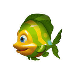 สัญลักษณ์รูปปลาเขียว ของเกม Golden Fish Tank 2